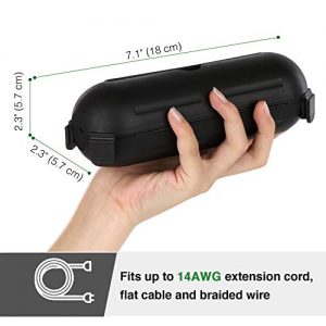 [3 Pack] Outdoor Extension Cord Safety Cover With Waterproof Seal ...